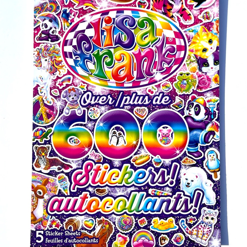 Lisa Frank 600+ Page Sticker Book